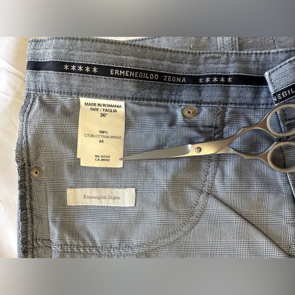 Ermenegildo Zegna Gray Denim Jeans - Picture 11 of 14